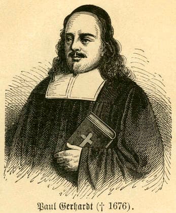 Europa, Deutschland, Sachsen-Anhalt, Gräfenhainichen, Paul Gerhardt, Theologe, Motiv aus : Die Kirche Christi in Bild und Wort , von Christlieb Gotthold Hottinger, Verlag von Dr. Hottinger s Volksblatt ( Volksblatt Verlag ) , Straßburg im Elsaß , 1878 . Europe, Germany, Saxony-Anhalt, Gräfenhainichen, Paul Gerhardt, Lutheran theologian, image from : Die Kirche Christi in Bild und Wort ( the church Christ in image and word ) , by Christlieb Gotthold Hottinger, publishing house Volksblatt , Strassburg - Elsass , 1878 . Paul Gerhardt Paul Gerhardt xHistorischesxAugexxRalfxFeltzx Copyright: xHistorischesxAugexRalfxFeltzx 1007401