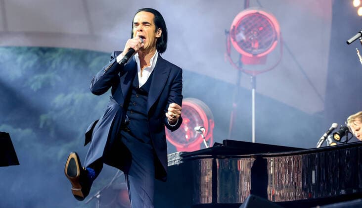 Concert by Nick Cave and the bad seeds, @ Waldbuehne Berlin Nick Cave and the bad seeds