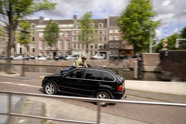 2022 07 04 10 53 05 AMSTERDAM Rico Verhoeven during the shooting of the international action film Black Lotus The Dutch kickboxer plays the lead role in the film by director Todo Chapkanov ANP SANDER KONING netherlands out belgium out  Copyright: xx x451310261x originalFilename: 451310261.jpg