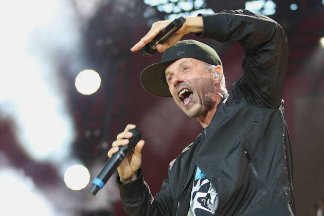 DIE FANTASTISCHEN VIER 30 Jahre Live 2022 in Berlin Rapper Michael Michi Beck Berlin Parkbühne Wuhlheide Copyright: xmix1x-xMatthiasxBaranx