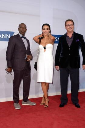 Bertelsmann Party 2016 Berlin Wesley snipes, Verona Pooth and Bernhard Fritsch at the Bertelsmann Party 2016 Capital Repraesentanz at the Linden 1 in Berlin Berlin 08 09 2016