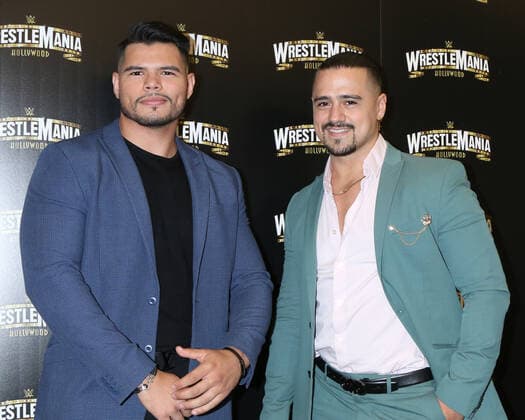 August 11, 2022, Los Angeles, CA, USA: LOS ANGELES - AUG 11: Los Lotharios at the WrestleMania Launch Party at SoFi Stadium on August 11, 2022 in Los Angeles, CA Los Angeles USA - ZUMAb170 20220811_zap_b170_022 Copyright: xKayxBlakex