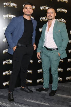 August 11, 2022, Los Angeles, CA, USA: LOS ANGELES - AUG 11: Los Lotharios at the WrestleMania Launch Party at SoFi Stadium on August 11, 2022 in Los Angeles, CA Los Angeles USA - ZUMAb170 20220811_zap_b170_041 Copyright: xKayxBlakex