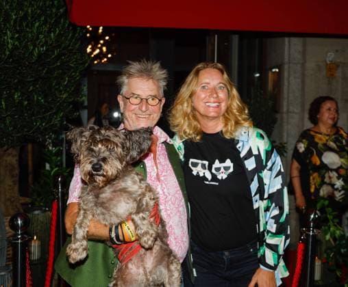 Martin Semmelrogge, Regine Prause at the opening of MAREDO Steakhaus Unter den Linden in Berlin