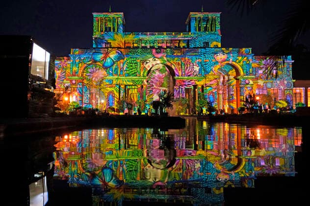 Video projection at the Potsdam Palace Night 2022 in the Sanssouci Palace Park Potsdam, 19 08 2022 Foto:xT.xBartillax xFuturexImage