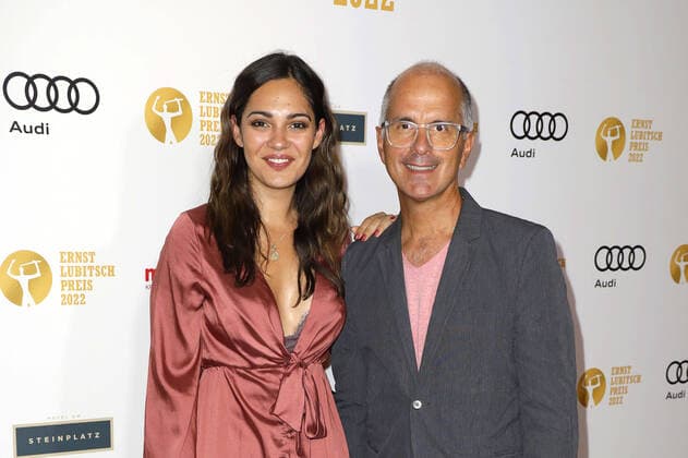 Nilam Farooq and Christoph Maria Herbst, the two award winners at the Ernst Lubitsch Award ceremony on 23 08 2022 in Berlin Ernst Lubitsch Award ceremony 2022 in Berlin