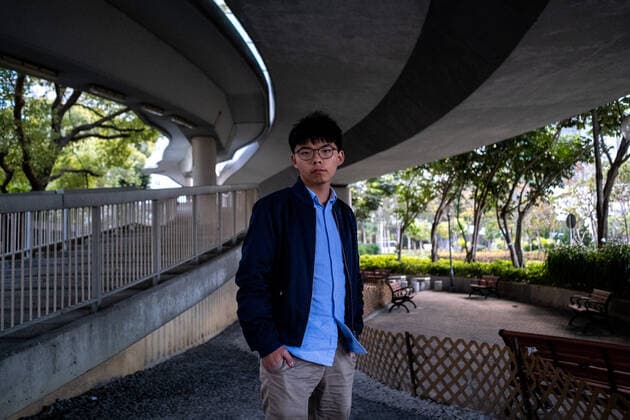 HONG KONG - PORTRAIT - JOSHUA WONG HONG KONG - PORTRAIT - JOSHUA WONG Portrait de Joshua Wong, leader de Hong Kong de l opposition democratique Ã la Republique Populaire de Chine. Portrait of Joshua Wong, Hong Kong s leader of the democratic opposition in the People s Republic of China. Hong Kong Hong Kong 