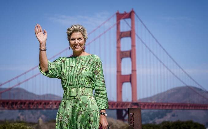 2022 09 07 11 46 27 SAN FRANCISCO Queen Maxima at the Golden Gate Bridge The Queen is on a four day working visit to the United States ANP BART MAAT netherlands out belgium out  Copyright: xx x454245372x originalFilename: 454245372.jpg