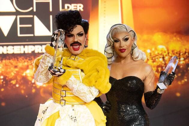 Prize winner Tim BAMBI MERCURY KNAAK, Boris ENVY PERU ESCOBAR Red Carpet, Red Carpet Show, Arrival, Arrival, German Television Award, The Night of the Creatives The German Television Award 2022, German Television Award 2022 in Cologne, on 13 09 2022