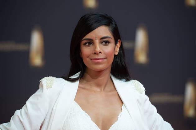 Collien ULMEN FERNANDES, actress, red carpet, red carpet show, arrival, arrival, German Television Award, German Television Award 2022, German Television Award 2022 in Cologne, on 14 09 2022