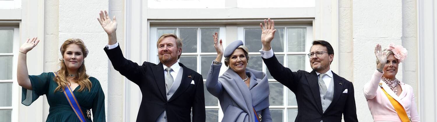 2022 09 20 14 23 17 THE HAGUE King Willem Alexander, Queen Maxima, Princess Amalia, Prince Constantijn and Princess Laurentien during the balcony scene at Noordeinde Palace ANP KOEN VAN WEEL netherlands out belgium out  Copyright: xx x455070441x originalFilename: 455070441.jpg