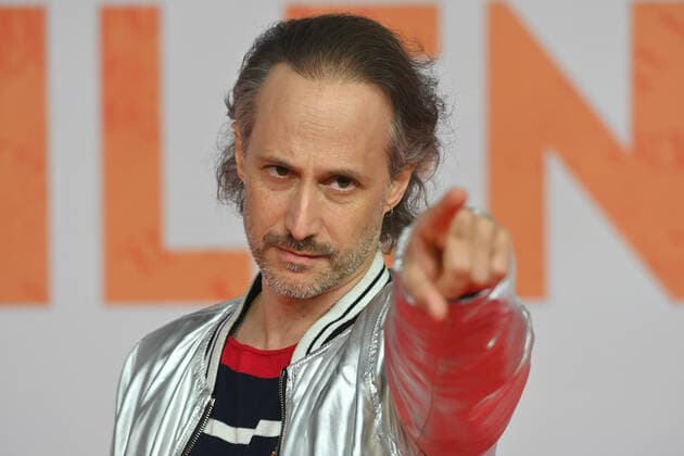 Michael OSTROWSKI actor, single image, cropped single subject, portrait, portrait film premiere TAUSEND ZEILEN on 21 09 2022 in ARRI cinema in Munich