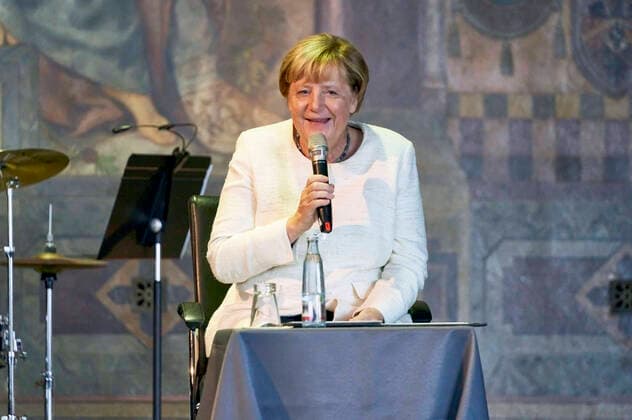 Angela Merkel at the ceremony for the 1100th anniversary of the city of Goslar in the imperial palace Goslar, 29 09 2022 Foto:xU.xStammx xFuturexImage