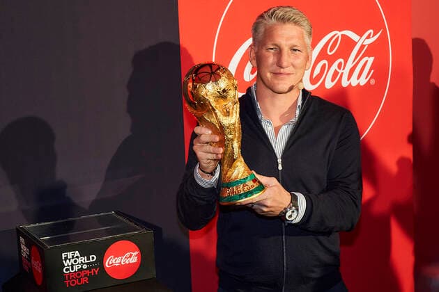 FIFA World Cupâ ¢ Trophy Tour by COCA COLA Bastian Schweinsteiger at the FIFA World Cupâ ¢ Trophy Tour by COCA COLA in Berlin Copyright: xEventpressxRadkex