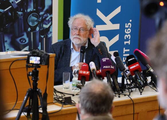 Anton ZEILINGER Physics Nobel Prize 2022 Vienna, UNI, 04 09 2022 Anton ZEILINGER