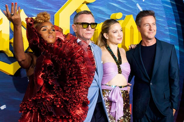 Janelle Monae, Daniel Craig, Kate Hudson and Edward Norton at the premiere of the motion picture Punales por la espalda El misterio de Glass Onion Glass Onion A Knives Out Mystery at Cine Callao Madrid, 19 10 2022 Janelle Monae, Daniel Craig, Kate Hudson, Edward Norton.  Foto:xDyDxFotografosx xFuturexImage
