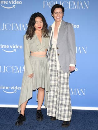 01 November 2022 - Los Angeles, California - Nicole Kang and Jacqueline Toboni. Los Angeles Premiere Of My Policeman Westwood USA - ZUMAa123 20221101_zaa_a123_272 Copyright: xBillyxBennightx