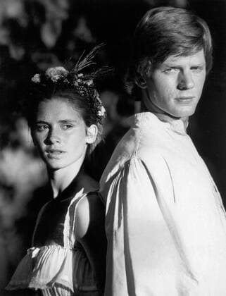 Stephanie Zimbalist, Dean Butler, on-set of the Made-For-Television Movie, Forever , CBS, 1978  Copyright: xJTxVintagex jtv016185