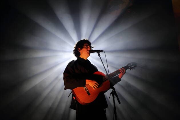 Tamino Amir Moharam Fouad aka Tamino at a concert at Metropol in Berlin, 30 November 2022 Tamino Concert Berlin