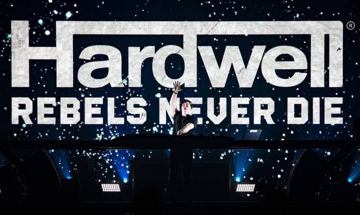 AMSTERDAM DJ and producer Hardwell during a performance in the Ziggo Dome as part of his worldwide comeback tour Rebels Never Die Hardwell returns from his sabbatical after an absence of 3 5 years ANP KIPPA RAMON VAN FLYMEN netherlands out belgium out  Copyright: xx x458827299x originalFilename: 458827299.jpg