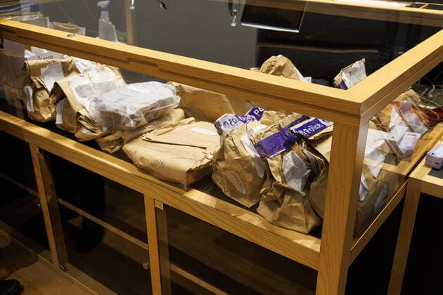 Pieces of evidence pictured during the jury constitution session at the assizes trial Frederic Lepoint before the Assizes Court of Hainaut Province in Mons, Thursday 08 December 2022. Lepoint is accused of the murder of his wife Aline Thirion in 2014. KURTxDESPLENTER 55503895