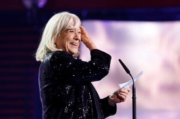 Margarethe von Trotta receives the Lifetime Achievement Award at the 35 European Film Awards ceremony at Harpa Concert Hall Reykjavik, 10 12 2022 Foto:xS.xGabschx xFuturexImage