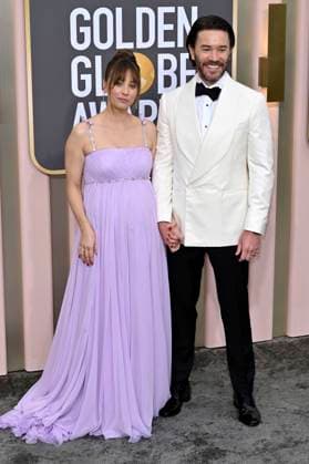 Tom Pelphrey and Kaley Cuoco at the 80 Golden Globe Awards at the Beverly Hilton Hotel Beverly Hills, 10 01 2023. Foto:xD.xBedrosianx xFuturexImage