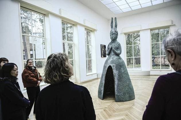 <p>Ausstellung der Künstlerin Leiko Ikemura am 20. Januar 2023 im Berliner Kolbe-Museum. Deutschland Berlin Copyright: RetoxKlar