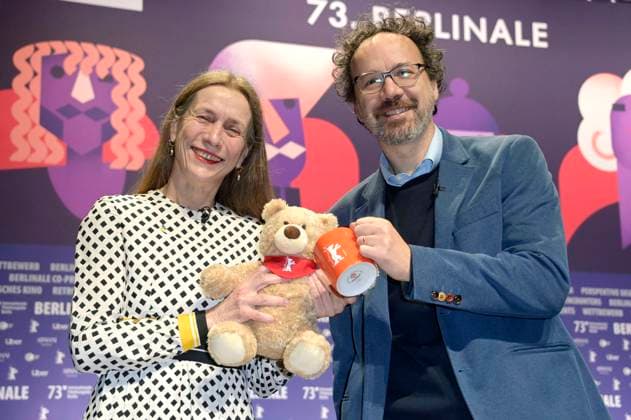Mariette Rissenbeek and Carlo Chatrian at the program press conference of the Berlinale 2023 73 Berlin International Film Festival at the Haus der Berliner Festspiele Berlin, 23 01 2023. Foto:xF.xKernx xFuturexImage