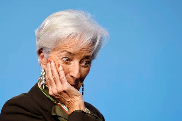ECB President Christine Lagarde at the press conference of the European Central Bank at the ECB in Frankfurt Once again, the ECB has raised the key interest rate in order to curb inflation The increase of 0.5 percentage points brings the key interest rate to now 3 percent Frankfurt, 02 02 2023 Hesse Germany Copyright: xChristophxHardtx