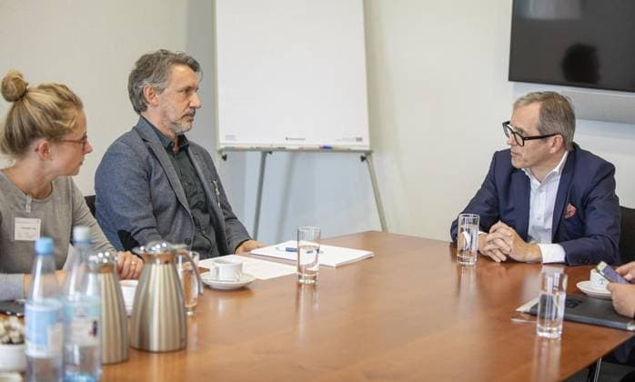 <p>Das Interview mit Tengelmann-Chef Christian Haub über den Sozialplan für die Zentrale in Mülheim am Mittwoch den 10.07.2019. Deutschland NRW Mülheim Copyright: LarsxHeidrich