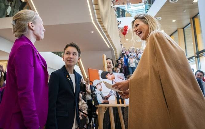UTRECHT Queen Maxima during a visit to the Princess Maxima Center for pediatric oncology On June 5, 2023, it will be exactly five years since the research hospital was officially opened by Maxima ANP JEROEN JUMELET netherlands out belgium out  Copyright: xx x462780453x originalFilename: 462780453.jpg