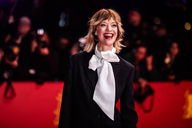 Berlin 73 Berlinale, Berlin, opening gala, red carpet, red carpet, Berlinale Palast, 16 02 2023 73 Berlinale, Berlin, opening gala, red carpet, red carpet, Berlinale Palast, Heike Makatsch, 16 02 2023, Copyright: xEibner-Pressefotox EP_JBH