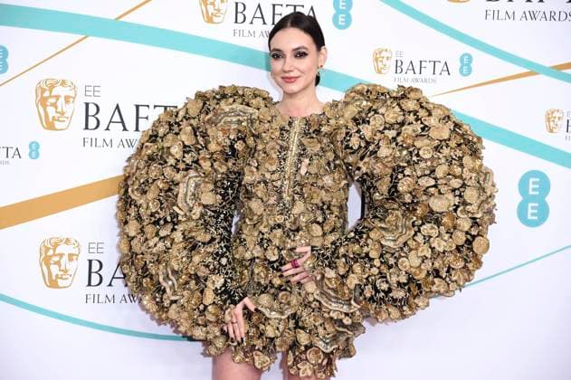 Andreea Cristina at the BAFTA Film Awards 2023 76th British Academy Film Awards at the Royal Albert Hall London, 19 02 2023. Foto:xS.xVasx xFuturexImage
