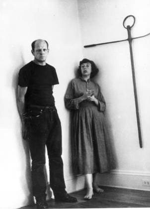 USA 1972 12 07 Jackson Pollock, artist, USA, with his wife Lee USA x190x  Copyright: xPressensxBild TTx JACKSON POLLOCK MED HUSTRU