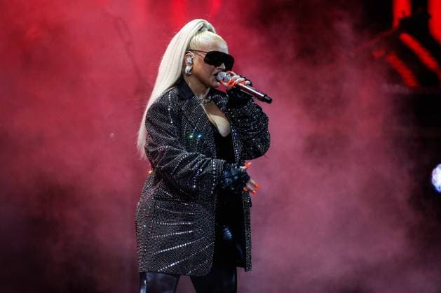 Vina del Mar, February 23, 2023 Singer Christina Aguilera performs on the fifth night of the Vina del Mar Festival 2023 Sebastian Cisternas Aton Chile, Vina del Mar Chile Aton 684489  Copyright: SebastianxCisternas AtonxChile