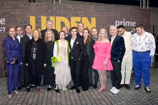 Anne Haug, Lukas Watzl, Henning Flüsloh, Imke Büchel, Lara Feith, Dirk Böhling, Lena Urzendowsky, Viktor Krüger, Aaron Hilmer, Stephan Kampwirth, Jeanette Hain, Stefan Konarske, Laura Lackmann, Stefan A Lukacs, Noah Tinwa and Daniel Zillmann at the premiere of the Amazon Prime Video streaming series Luden Könige der Reeperbahn at the cinema in the KulturBraue Foto:xF.xKernx xFuturexImage