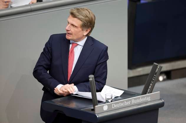 Thomas Bareiß at the 89 session of the German Bundestag in the Reichstag building Berlin, 03 03 2023 Foto:xJ.xMWx xFuturexImage