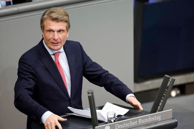 Thomas Bareiß at the 89 session of the German Bundestag in the Reichstag building Berlin, 03 03 2023 Foto:xJ.xMWx xFuturexImage