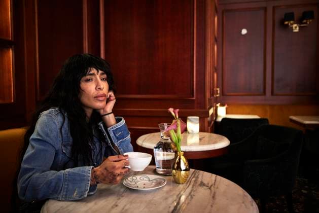STOCKHOLM 20230312 Loreen during an interview the day after winning the Melodifestivalen Stockholm Sweden x1081x,  Copyright: xFredrikxPersson TTx LOREEN TTABB0000000000169725