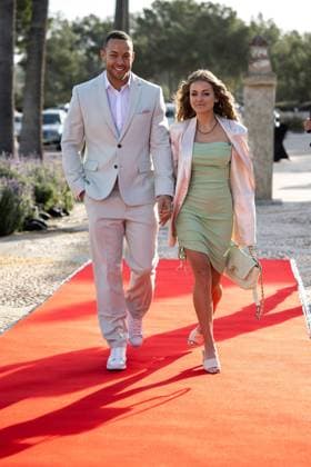 20230311 Golden Swing Charity Golf Event CALVIA, SPAIN MARCH 11 2023 Andrej Mangold, Annika Jung at Golden Swing Charity Golf Event on March 11, 2023 in Calvia, Calvia Baleares Spain