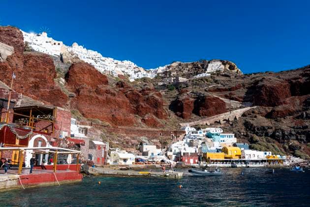 Ammoudi Bay, Oia, Santorini, Greece, Europe Copyright: imageBROKER MichaelxRunkel ibxrun08776135.jpg