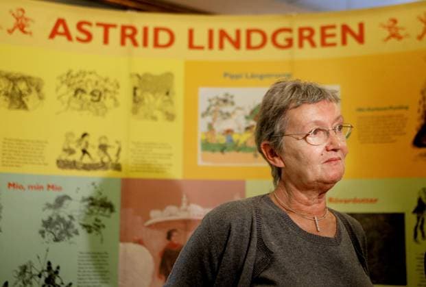 STOCKHOLM 030602 Austrian author Christine Nöstlinger is one of two recipients of the first Astrid Lindgren Prize STOCKHOLM Sweden x1070x  Copyright: xJESSICAxGOWx ALMA-PRISET 2003