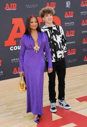 Garcelle Beauvais, Jaid Thomas Nilon at arrivals for AIR World Premiere, Regency Village Theatre, Los Angeles, CA March 27, 2023. Photo By: Elizabeth Goodenough Everett Collection at arrivals for AIR World Premiere, Regency Village Theatre, Los Angeles, CA March 27, 2023. Photo By: Elizabeth Goodenough Everett Collection PUBLICATIONXNOTxINxCANxCHNxFRAxITAxJPNxNORxPOLxRUSxESPxUKxUSA