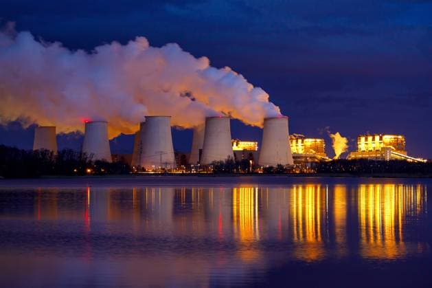 Jaenschwalde power plant DEU Germany Brandenburg Peitz, 30 03 2023, Jaenschwalde lignite-fired power plant in the Lusatian coalfield in the evening, with the Peitz fish ponds in the foreground The power plant, owned by the energy company LEAG AF_Jaenschwalde_36221.jpeg