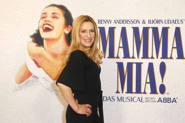 Stefanie Hertel at the premiere of the musical Mamma Mia on 12 04 2023 in Hamburg Mamma Mia musical premiere with the new leading actress Stefanie Hertel in Hamburg