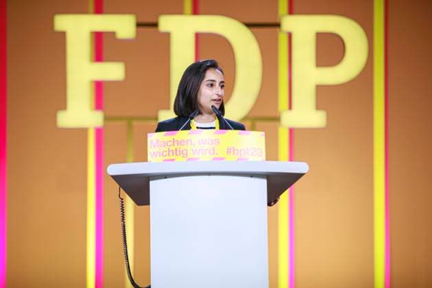 74 Ordinary Federal Party Congress of the FDP Germany, Berlin on 23 04 2023 Nadin Zaya LV Lower Saxony