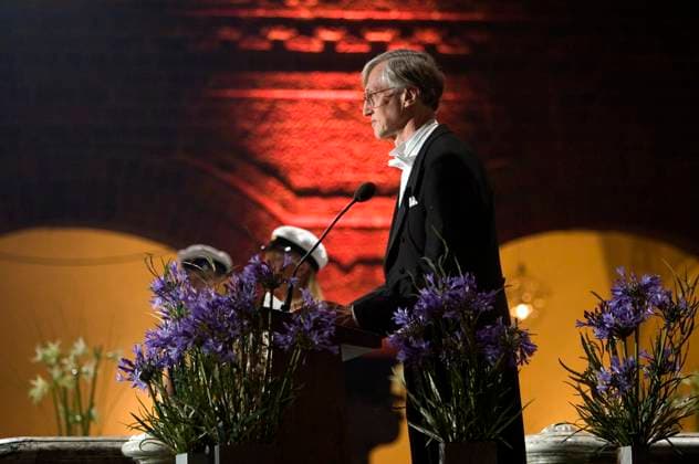 STOCKHOLM 20061210 Nobel Laureate in Physics John C Mather speaks at the Nobel Banquet in the City Hall STOCKHOLM SWEDEN x10060x  Copyright: xHenrikxMontgomeryx xTTx NOBEL 2006 STADSHUSET