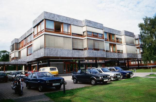 Bundesverfassungsgericht Gebäude vom Bundesverfassungsgericht in Karlsruhe, Deutschland 1987., Karlsruhe Baden-Württemberg Deutschand Copyright: kpa kpa_55009941 EDITORIAL USE ONLY