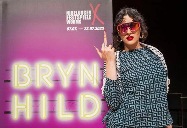 Actor Parisa Madani role Frigga photographed on 09 05 2023 in Wor Copyright: epd-bild ThomasxLohnes epd-Nibelungen_Festspiele 16-kopieren
